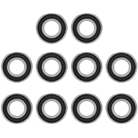 Rodamientos de bolas de 10 piezas - 6002-2RS Rodamientos de bolas de ranura profunda sellados de goma 15 x 2x…